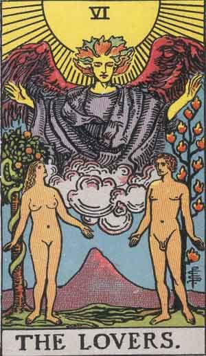 The Lovers Tarot Card Meaning Upright