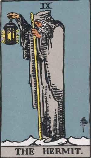 The Hermit Tarot Card Meaning Upright