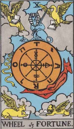 Wheel Of Fortune Tarot Card Meaning Upright