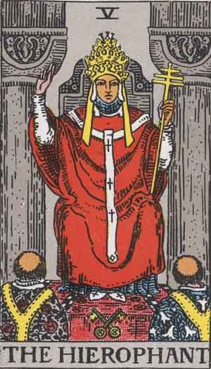 The Hierophant Tarot Card Meaning Upright