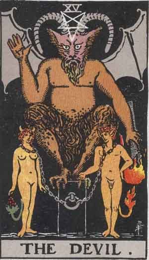 The Devil Tarot Card Meaning Upright
