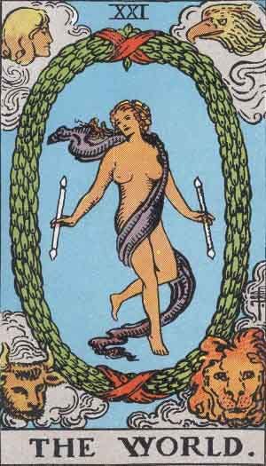 The World Tarot Card Meaning Upright