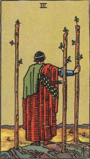 Three of Wands Tarot Card Meaning Upright