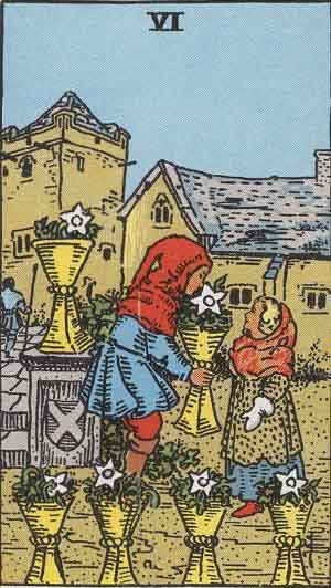Six of Cups Tarot Card Meaning Reversed